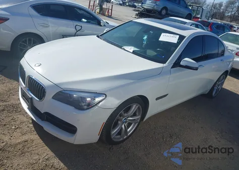 2014 BMW 750I z USA, uszkodzony, nr VIN WBAYA8C50ED824955